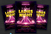 Weekend Ladies Night Flyer