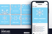 Winter Snowflakes banners