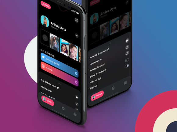 Meet dating - iOS App in UI Kits and Libraries - product preview 3