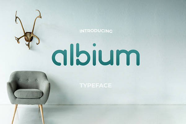 Albium Rounded Typeface