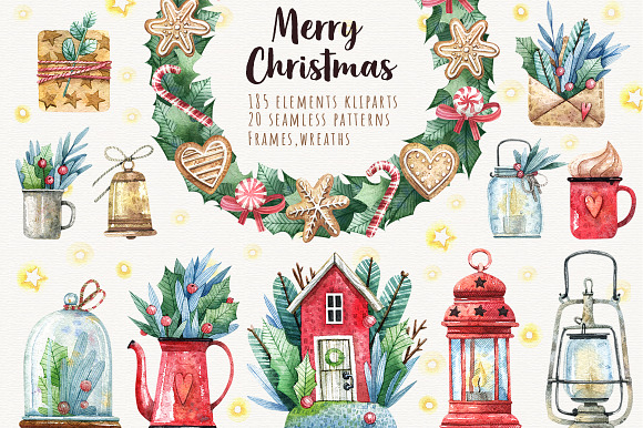 Big Christmas Set in Illustrations - product preview 7