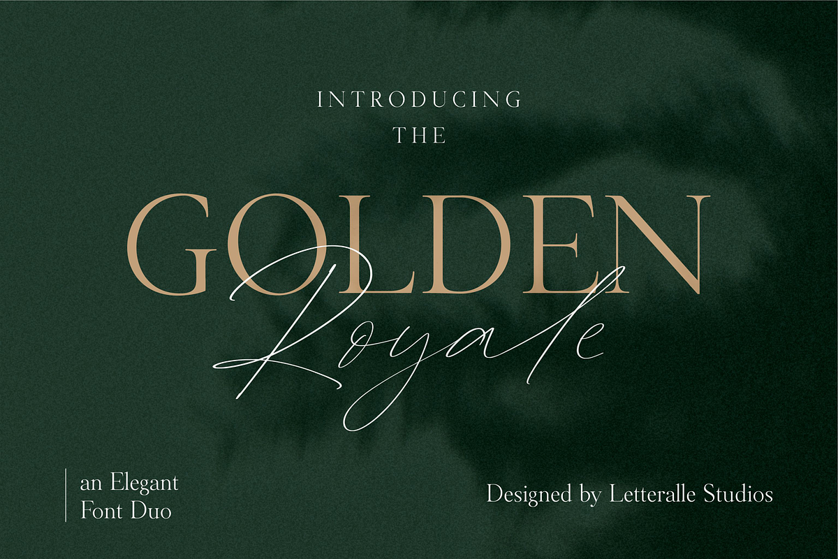 Golden Royale Font Duo in Serif Fonts