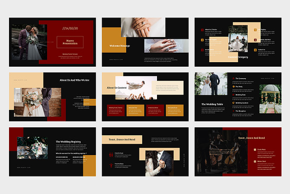 Nuveo : Wedding Planner Powerpoint in PowerPoint Templates - product preview 7