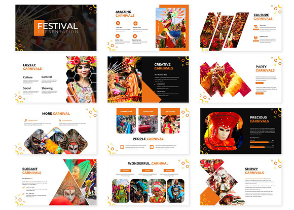 Festival - Powerpoint Template in PowerPoint Templates - product preview 1