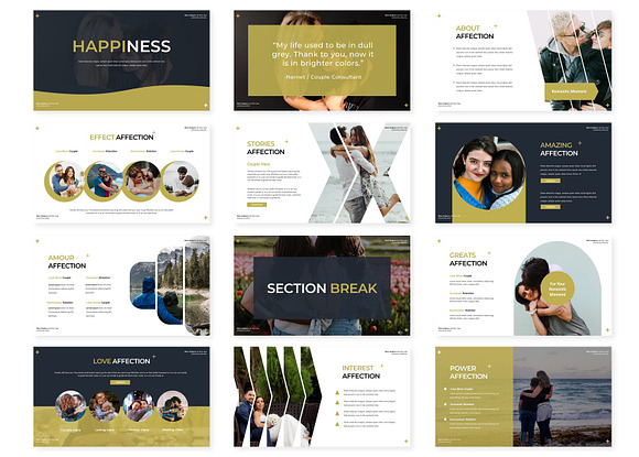 Happines - Powerpoint Template in PowerPoint Templates - product preview 1