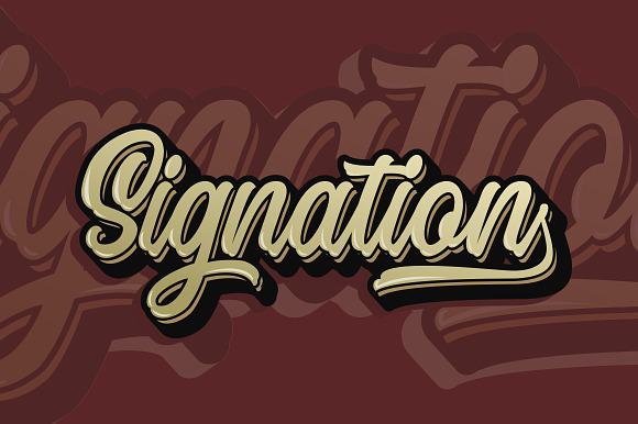 Signation - Handlettering Font in Script Fonts - product preview 10