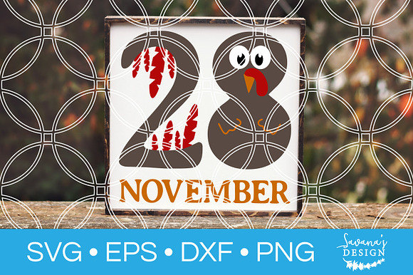 Thanksgiving Dates SVG Bundle in Illustrations - product preview 1