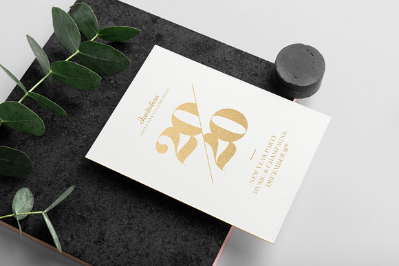 2020 New Year Eve Invitation. in Card Templates - product preview 1
