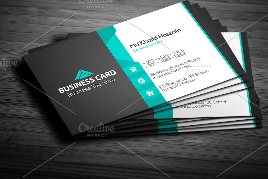 Corporate Business Card v1.0 in Business Card Templates - product preview 8