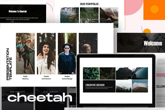 Cheetah Creative Powerpoint in PowerPoint Templates - product preview 5