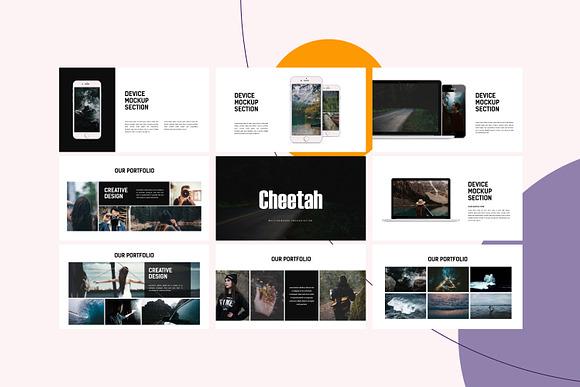 Cheetah Creative Powerpoint in PowerPoint Templates - product preview 10