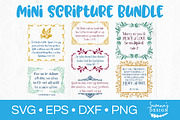 Mini Scripture SVG Bundle Christian