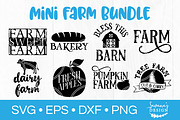 Mini Farm SVG Bundle Farmhouse SVG