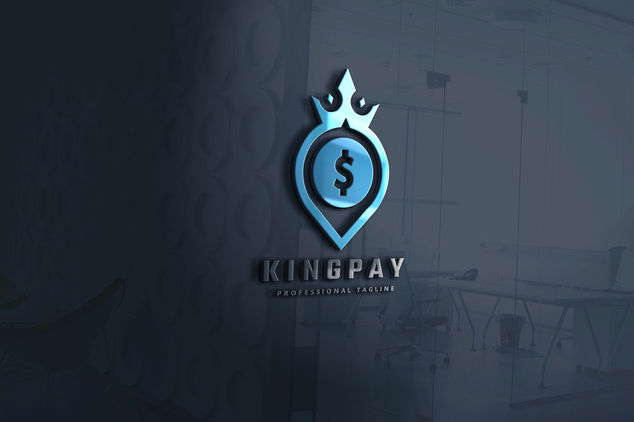 King Pay Logo in Logo Templates - product preview 8