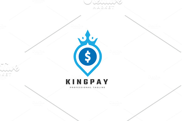 King Pay Logo in Logo Templates - product preview 4