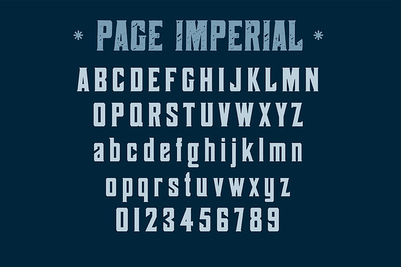 Page Imperial - Vintage Typeface in Display Fonts - product preview 4