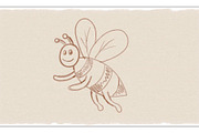 Animation Bumble Bee Flying