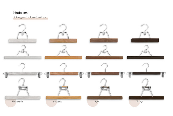 Isolated print hangers mockup in Print Mockups - product preview 4