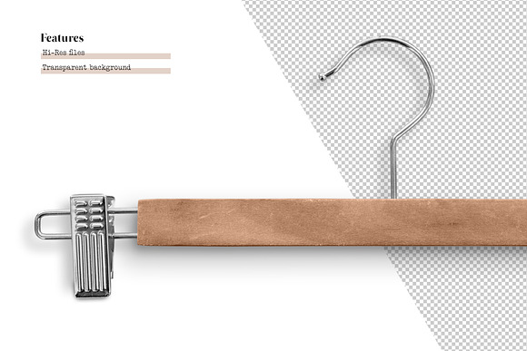 Isolated print hangers mockup in Print Mockups - product preview 5