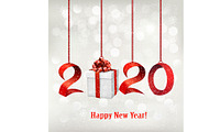 2020 New Years background vector