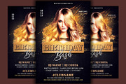 Birthday Bash Party Flyer Template