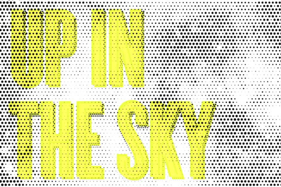 Up in the sky - vector textures