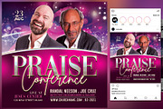 Praise Conference Church Flyer