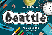 Beattle Fun Children Typeface