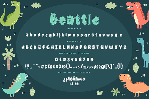 Beattle Fun Children Typeface in Display Fonts - product preview 6