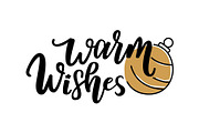 Warm Wishes Quote, Merry Christmas