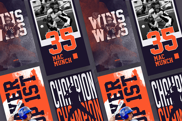 Baseball Instagram Templates in Instagram Templates - product preview 5
