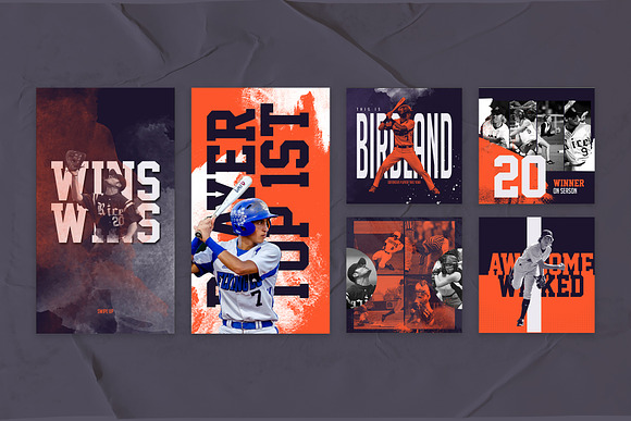 Baseball Instagram Templates in Instagram Templates - product preview 7
