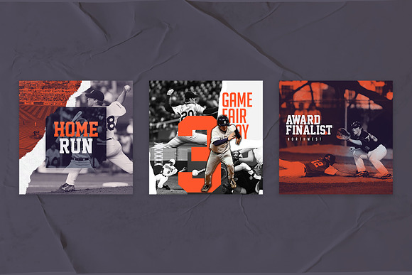 Baseball Instagram Templates in Instagram Templates - product preview 10