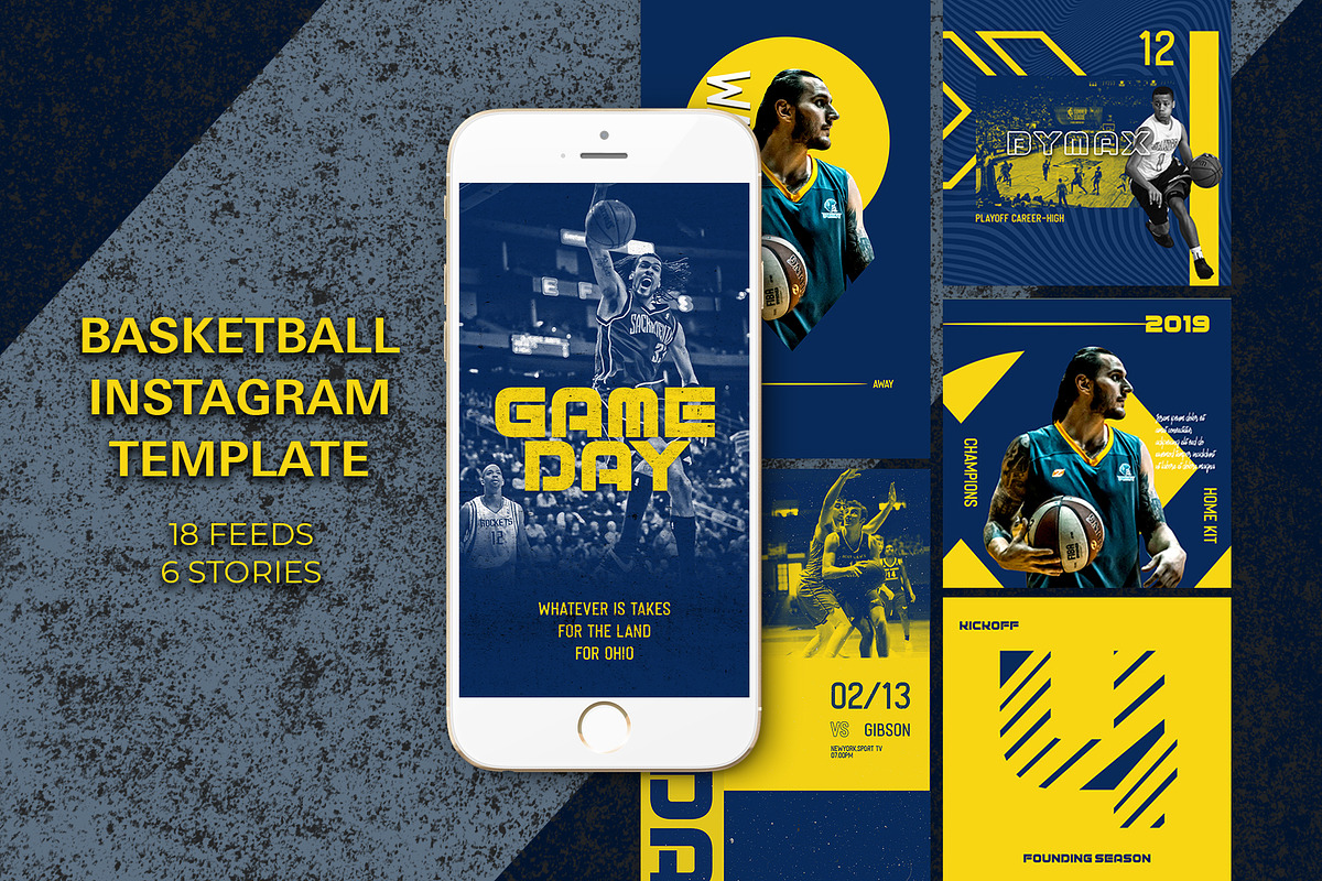 Basketball Instagram Templates in Instagram Templates - product preview 8
