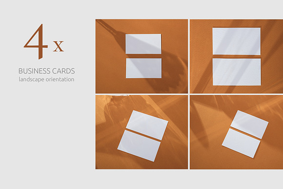 Business Card Shadow Mockups in Branding Mockups - product preview 4
