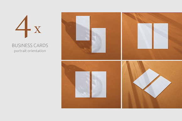 Business Card Shadow Mockups in Branding Mockups - product preview 5