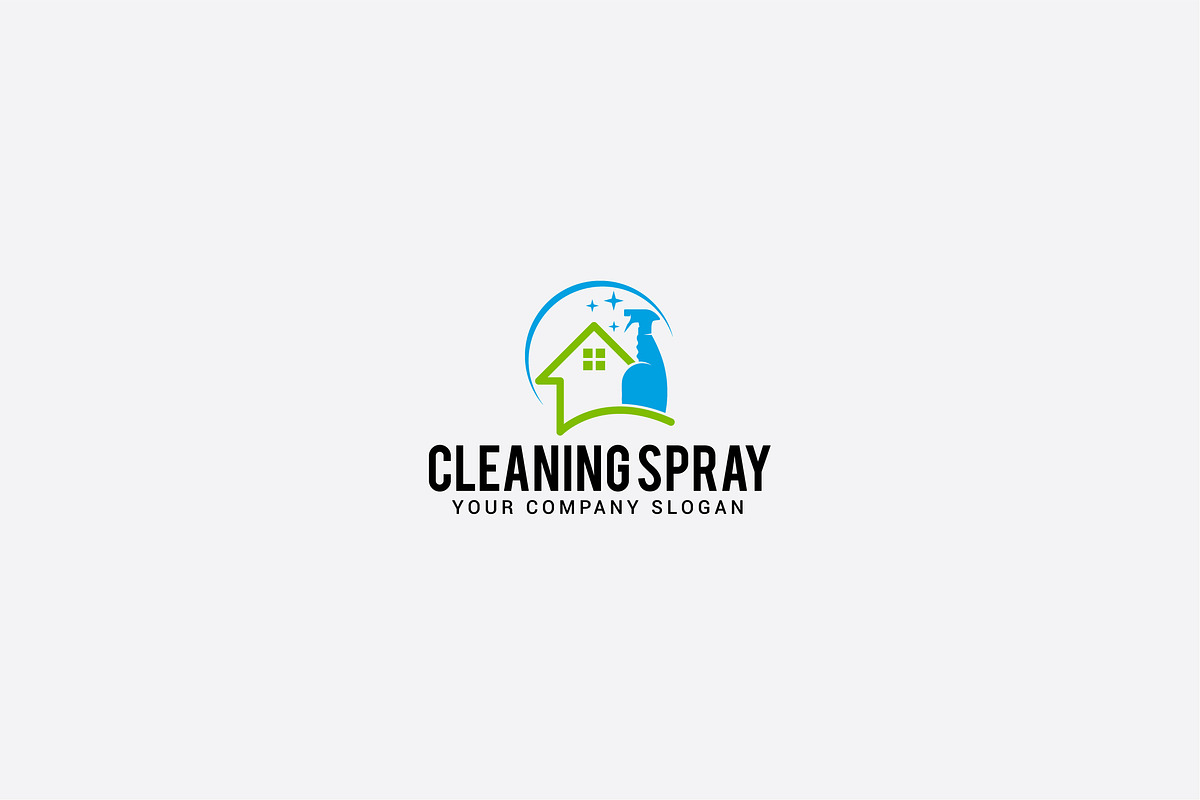 cleaning spray logo in Logo Templates - product preview 8