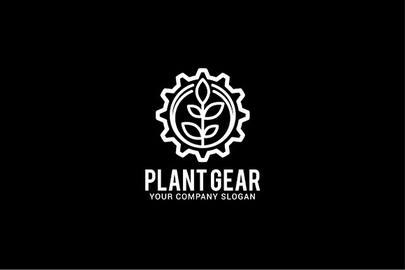 plant gear logo in Logo Templates - product preview 2