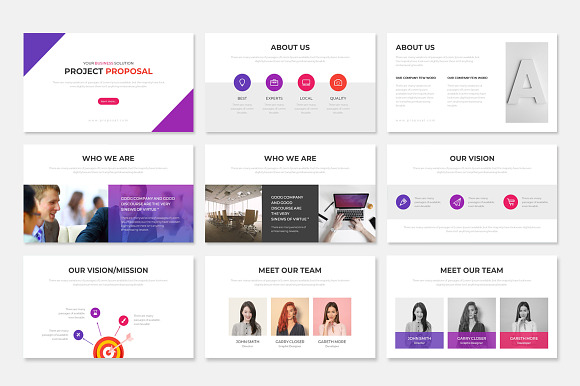 Project Proposal PowerPoint Template in PowerPoint Templates - product preview 1