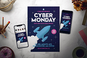 Cyber Monday Flyer Set