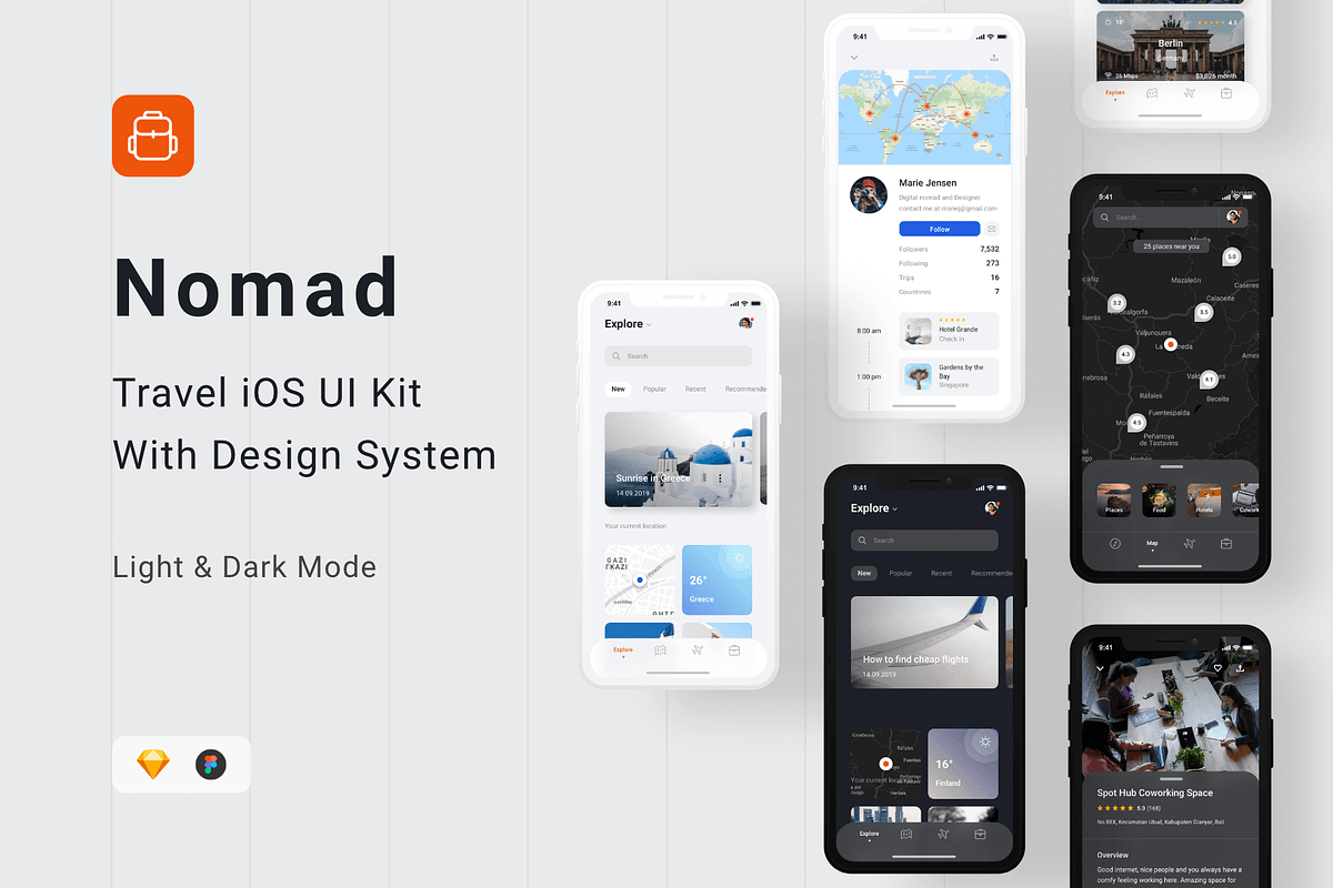 Nomad iOS Design System in UI Kits and Libraries - product preview 8