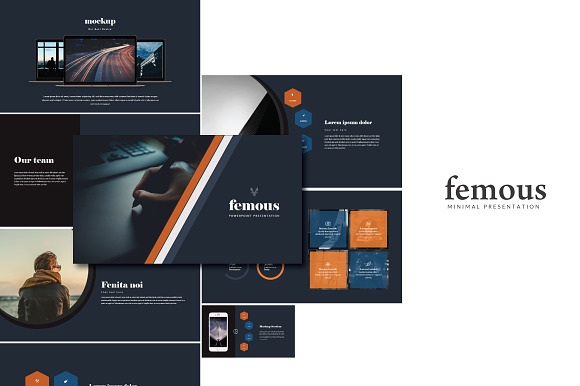 Femous Multipurpose Presentation in PowerPoint Templates - product preview 5