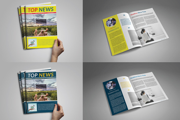 Indesign Newsletter Template in Magazine Templates - product preview 1