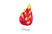 Pitaya Pitahaya Exotic Juicy Fruit