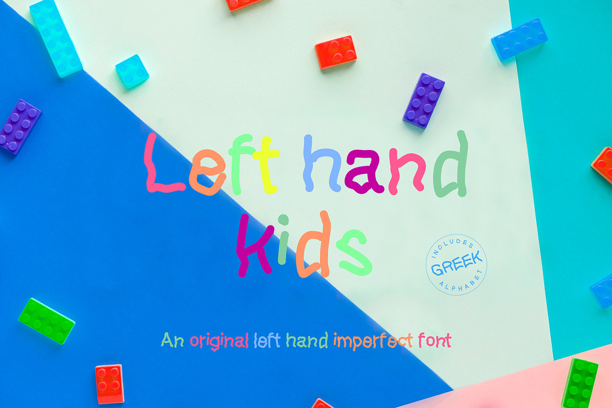 Lefthand Kids in Display Fonts - product preview 8