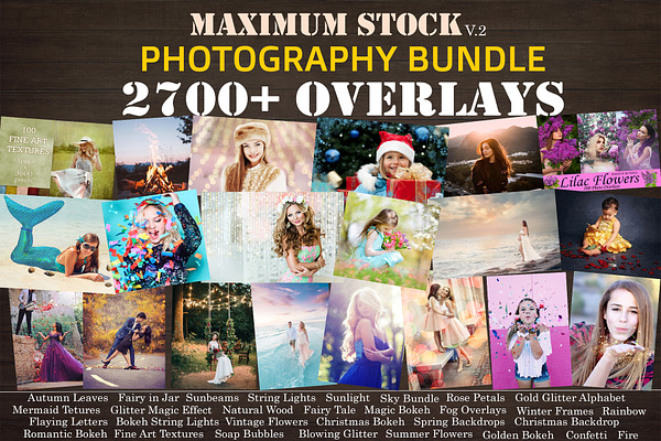 2700+ MEGA Bundle Photo Overlays