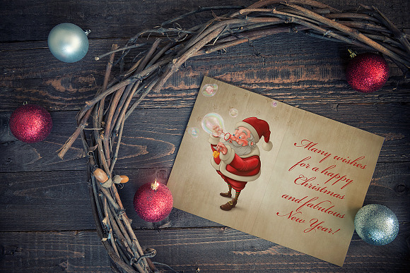 Christmas greeting card - n°2 in Card Templates - product preview 1