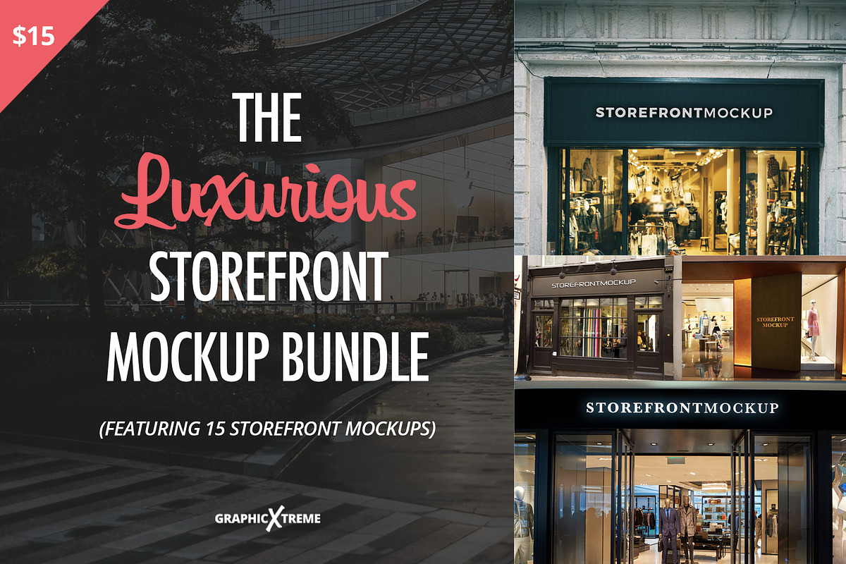 The Luxurious Storefront Mockup Pack in Branding Mockups - product preview 8