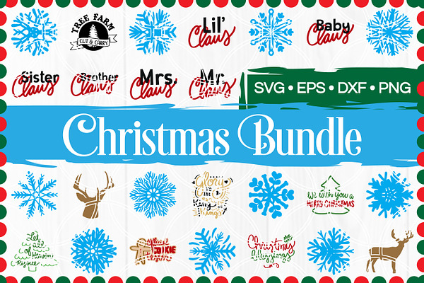 Christmas SVG Bundle for the Holiday