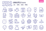 552 Unilite 2 icons